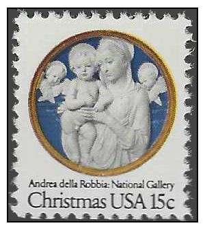 #1768 15c Madonna and Child with Cherubim 1978 Mint NH