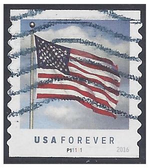 #5053 U.S. Flag  PNC Single P11111 (APU) 2016 Used