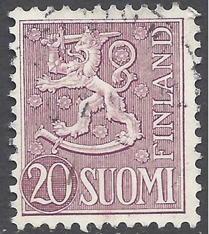 Finland # 320 1956 Used