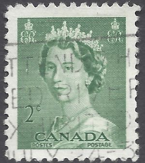 Canada # 326 1953 Used