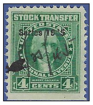 Scott RD188 4c Stock Transfer 1945 Used