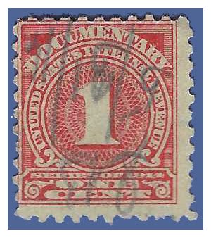 Scott R207 1c Documentary 1914 Used