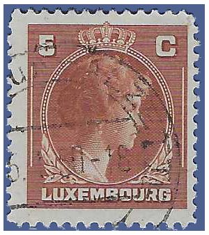 Luxembourg # 218 1944 Used