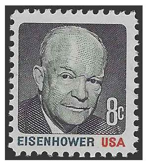 #1394 8c Dwight D. Eisenhower 1971 Mint NH