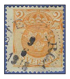 Sweden #  96 1911 Used