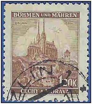 Bohemia and Moravia #42 1940 Used