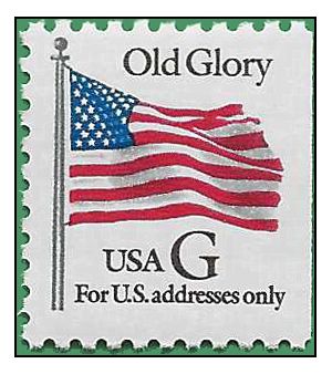 #2883 32c G Rate Old Glory Booklet Single 1994 Mint NH