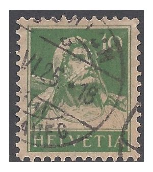 Switzerland # 168 1921 Used Type 2 Crease