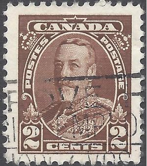 Canada # 218 1935 Used