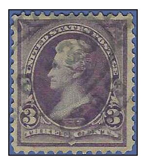 # 268 3c Andrew Jackson 1895 Used