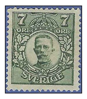 Sweden #  78 1918 Used