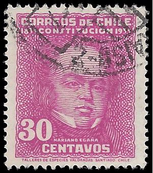 Chile # 183 1934 Used