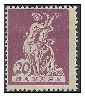 Germany Bavaria #241 1920 Mint H Type 1