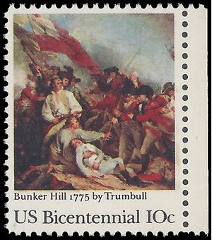 #1564 10c 200th Anniversary Battle of Bunker Hill 1975 Mint NH