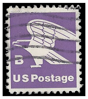 #1818 18c Non-Denominated "B" Rate Eagle 1981 Used