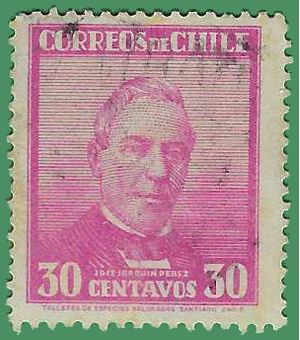 Chile # 185 1934 Used