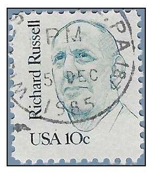 #1853 10c Great Americans Richard Russell 1984 Used