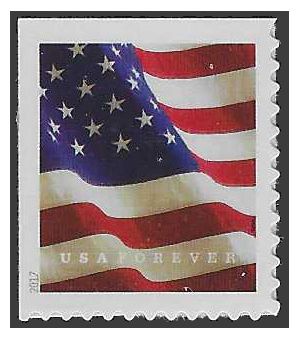 #5160b (49c Forever) US Flag Booklet Single BK20 (BCA) 2017 Mint NH