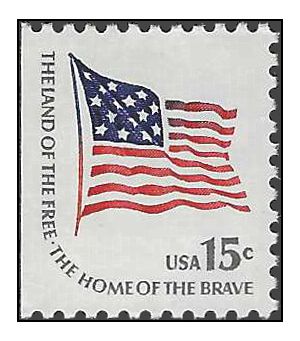 #1598 15c Americana Fort McHenry Flag Booklet Single 1978 Mint NH