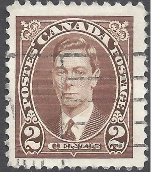 Canada # 232 1937 Used