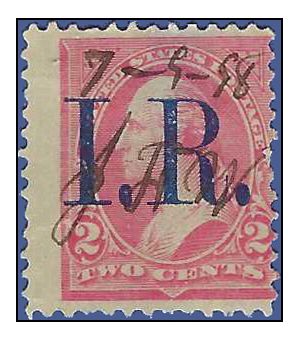 Scott R155 2c George Washington Internal Revenue 1874 Used