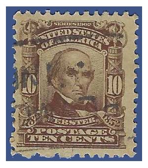 # 307 10c Daniel Webster 1903 Used