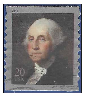 #4512 20c George Washington Coil Single 2011 Used