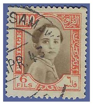 Iraq # 107 1942 Used