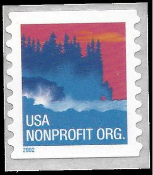 #3693 5c USA Nonprofit Org Sea Coast Coil Single 2002 Mint NH