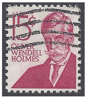 #1288 15c Prominent Americans Oliver Wendell Holmes 1968 Used