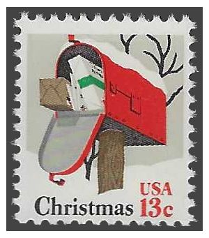 #1730 13c Rural Mailbox 1977 Mint NH