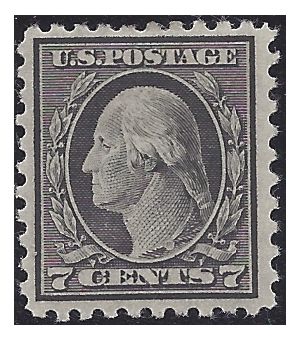 # 430 7c George Washington 1914 Mint H