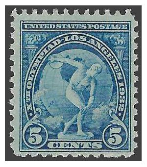 # 719 5c 1932 Olympic Games Myron's Discobolus 1932 Mint NH