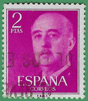 Spain # 830 1956 Used