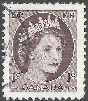 Canada # 337 1954 Used