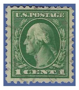 # 424 1c George Washington 1914 Used