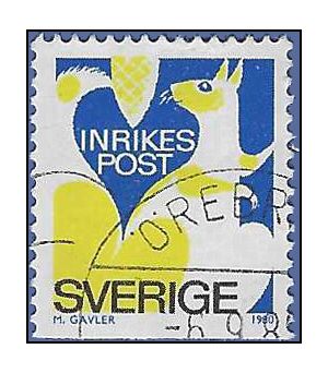 Sweden #1323 Mi:1105du 1980 Used