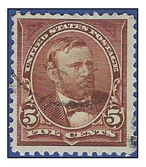 # 255 5c Ulysses S. Grant 1894 Used