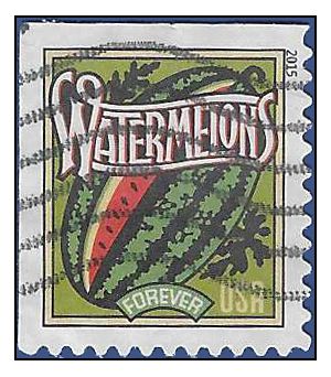 #5004 (49c Forever) Summer Harvest Watermelon 2015 Used