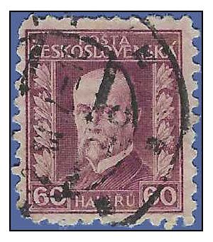 Czechoslovakia # 129 1927 Used