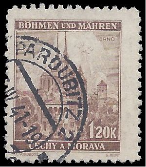 Bohemia and Moravia #42 1940 Used