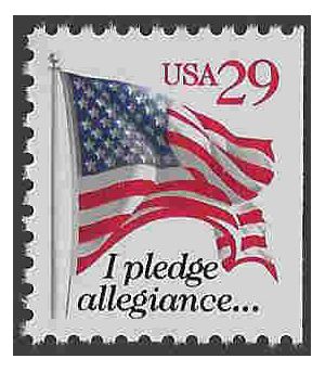 #2594 29c I Pledge Allegiance Booklet Single 1993 Mint NH