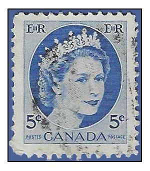 Canada # 341 1954 Used
