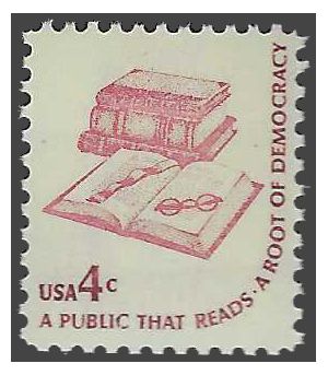 #1585 4c Book,Bookmark,Eyeglasses 1977 Mint NH