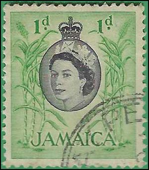 Jamaica # 160 1956 Used