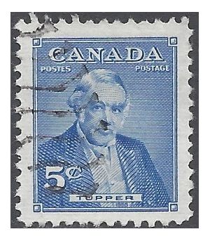 Canada # 358 1955 Used