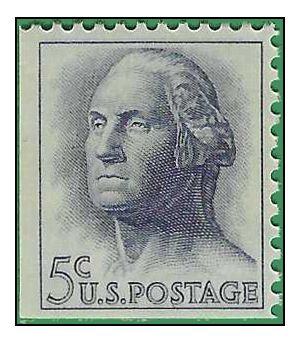 #1213c George Washington Booklet Pane Single 1963 Mint NH