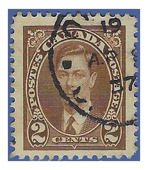 Canada # 232 1937 Used