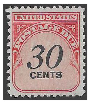 Scott J 98 30c US Postage Due Shiny Gum 1959 Mint NH