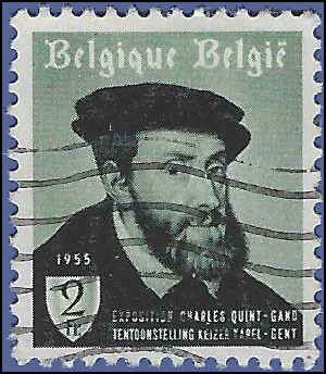 Belgium # 486 1955 Used